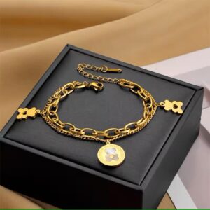 eddy-bear-bracelet-18K-gold-plated-buy-fashion-jewelery-in-kuwait