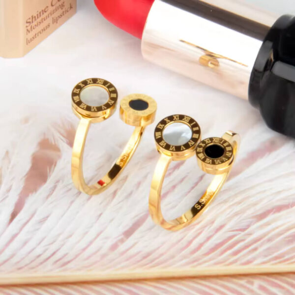 18 K Gold plated Numeral Ring for women at best price in Kuwait